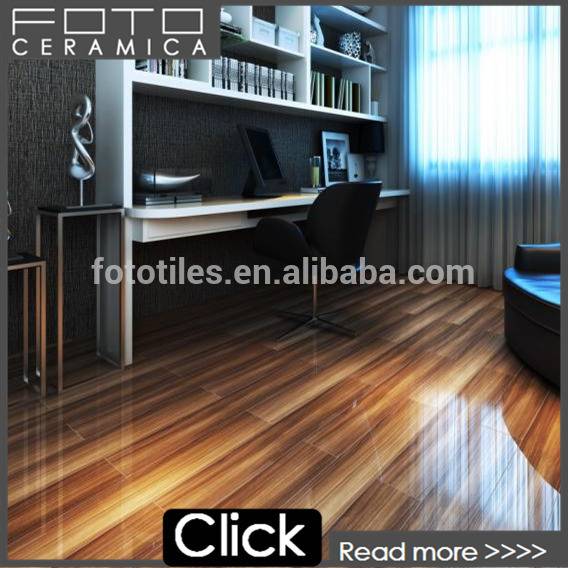 Solid Wood Color Design Polished Porcelain Floor Tiles